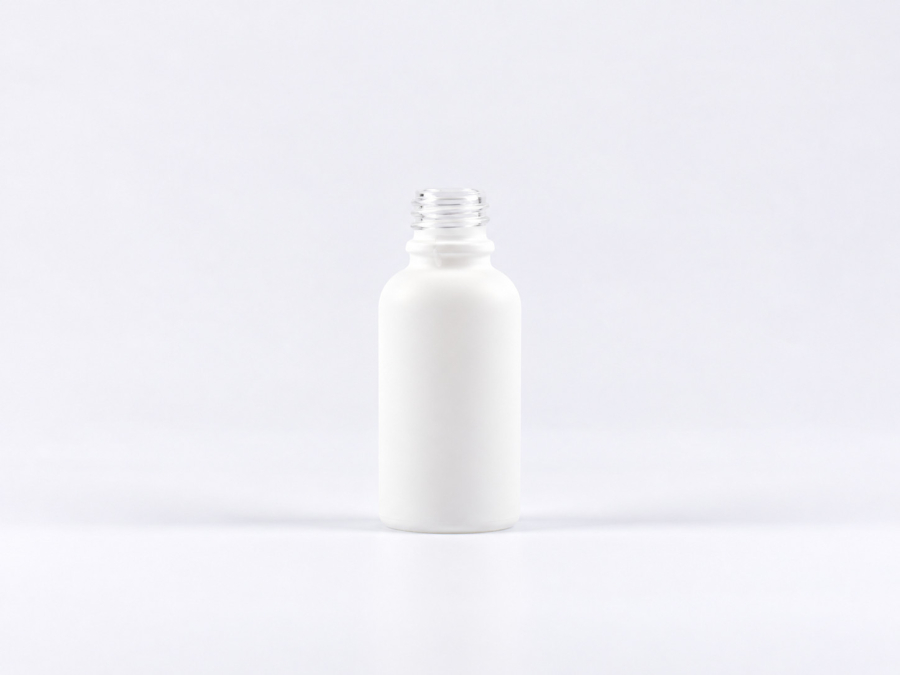 glasflasche-30ml-weiss-mattiert-glas